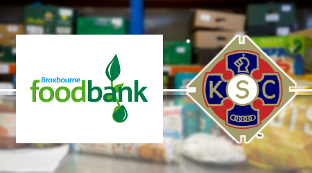 Knights Columba foodbank collection - logo