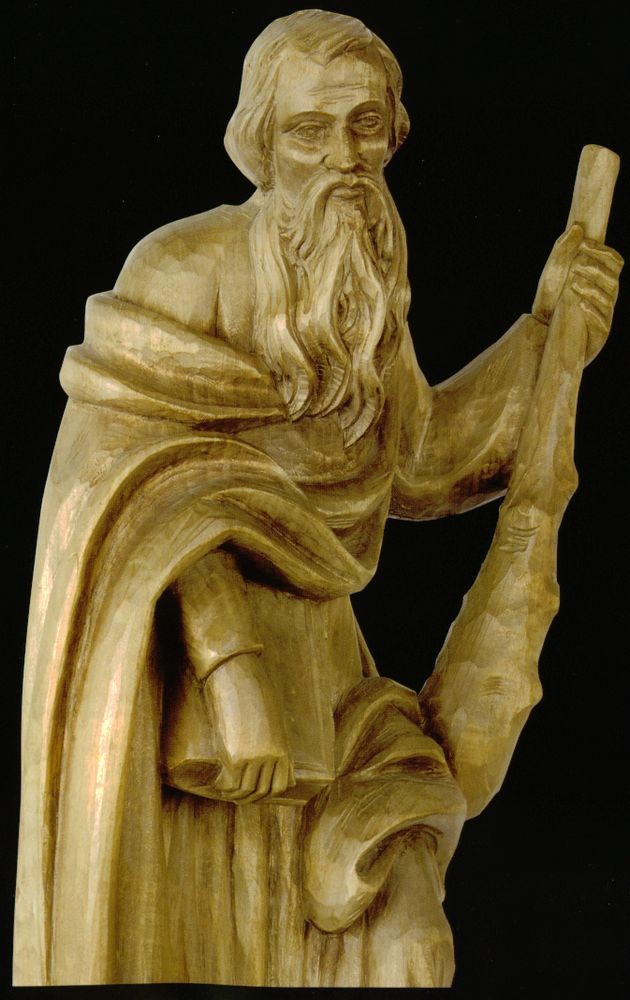 One of the statues of Saint Jude at Faversham